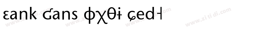 Bank Sans EFCY Med字体转换